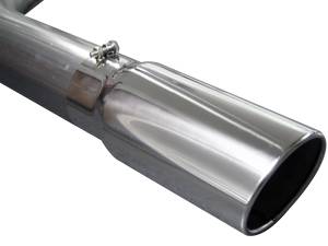 aFe Power - aFe Power Large Bore-HD 5 IN 409 Stainless Steel Cat-Back Exhaust System w/ Polished Tip Dodge Diesel Trucks 04.5-07 L6-5.9L (td) - 49-42012 - Image 6