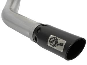 aFe Power - aFe Power Large Bore-HD 4 IN 409 Stainless Steel DPF-Back Exhaust System w/ Black Tip Dodge Diesel Trucks 07.5-12 L6-6.7L (td) - 49-42006-B - Image 2