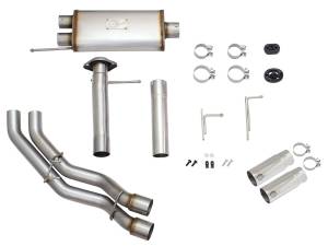 aFe Power - aFe Power Rebel Series 3 IN to 2-1/2 IN 409 Stainless Steel Cat-Back Exhaust w/ Polish Tip Ford F-150 09-14 V8-4.6L/5.4L/5.0L - 49-43080-P - Image 3