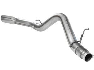 aFe Power - aFe Power Large Bore-HD 5 IN 409 Stainless Steel DPF-Back Exhaust System w/Polished Tip GM Diesel Trucks 11-16 V8-6.6L (td) LML - 49-44041-P - Image 3