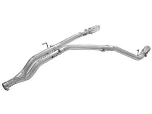 aFe Power - aFe Power Large Bore-HD 3 IN 409 Stainless Steel DPF-Back Exhaust System w/Polished Tip Dodge RAM 1500 EcoDiesel 14-19 V6-3.0L (td) - 49-42045-P - Image 3