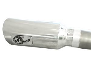 aFe Power - aFe Power Large Bore-HD 3 IN 409 Stainless Steel DPF-Back Exhaust System w/Polished Tip Dodge RAM 1500 EcoDiesel 14-19 V6-3.0L (td) - 49-42045-P - Image 5