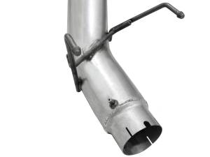 aFe Power - aFe Power Large Bore-HD 5 IN 409 Stainless Steel DPF-Back Exhaust System w/Polished Tip Dodge RAM Diesel Trucks 13-18 L6-6.7L (td) - 49-42039-P - Image 5