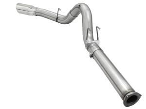 aFe Power - aFe Power ATLAS 5 IN Aluminized Steel DPF-Back Exhaust System w/Polished Tip Ford Diesel Trucks 15-16 V8-6.7L (td) - 49-03064-P - Image 3