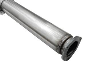 aFe Power - aFe Power ATLAS 5 IN Aluminized Steel DPF-Back Exhaust System w/Polished Tip Ford Diesel Trucks 15-16 V8-6.7L (td) - 49-03064-P - Image 5