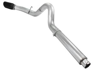 aFe Power - aFe Power ATLAS 5 IN Aluminized Steel DPF-Back Exhaust System w/Black Tip Ford Diesel Trucks 08-10 V8-6.4L (td) - 49-03054-B - Image 3