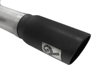 aFe Power - aFe Power Large Bore-HD 5 IN 409 Stainless Steel DPF-Back Exhaust System w/Black Tip Dodge RAM Diesel Trucks 13-18 L6-6.7L (td) - 49-42039-B - Image 6