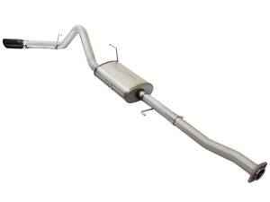 aFe Power - aFe Power MACH Force-Xp 3 IN to 3-1/2 IN 409 Stainless Steel Cat-Back Exhaust w/ Black Tip Ford F-150 15-20 V8-5.0L - 49-43073-B - Image 3