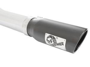 aFe Power - aFe Power MACH Force-Xp 3 IN to 3-1/2 IN 409 Stainless Steel Cat-Back Exhaust w/ Black Tip Ford F-150 15-20 V8-5.0L - 49-43073-B - Image 6