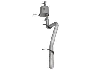 aFe Power - aFe Power Scorpion 2-1/2 IN Aluminized Steel Cat-Back Hi-Tuck Exhaust System Jeep Wrangler (JK) 07-18 V6-3.6L/3.8L - 49-08040 - Image 2