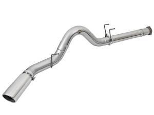 aFe Power - aFe Power ATLAS 5 IN Aluminized Steel DPF-Back Exhaust System w/Polished Tip Ford Diesel Trucks 17-23 V8-6.7L (td) - 49-03090-P - Image 2