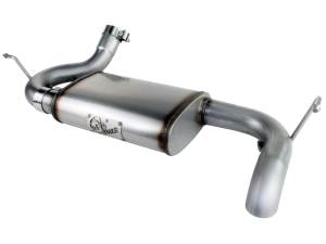 aFe Power MACH Force-Xp 2-1/2in 409 Stainless Steel Axle-Back Exhaust System Jeep Wrangler (JK) 07-18 V6-3.6L/3.8L - 49-46219