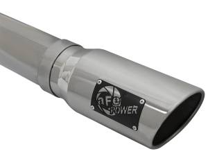 aFe Power - aFe Power Large Bore-HD 4 IN 409 Stainless Steel Cat-Back Exhaust System w/ Polished Tip Dodge Diesel Trucks 03-04 L6-5.9L (td) - 49-42005 - Image 4