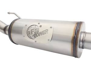 aFe Power - aFe Power MACH Force-Xp 2-1/2 IN 409 Stainless Steel Cat-Back Exhaust w/14 IN muffler Jeep Wrangler (JK) 07-18 V6-3.6L/3.8L - 49-48055 - Image 4