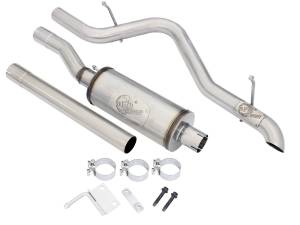 aFe Power - aFe Power MACH Force-Xp 2-1/2 IN 409 Stainless Steel Cat-Back Exhaust w/14 IN muffler Jeep Wrangler (JK) 07-18 V6-3.6L/3.8L - 49-48055 - Image 6