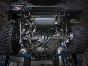 aFe Power - aFe Power Rebel Series 2-1/2 IN 304 Stainless Steel Cat-Back Exhaust System w/ Black Tips Jeep Wrangler (JL) 18-23 V6-3.6L - 49-38066-B - Image 8