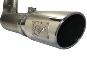 aFe Power - aFe Power MACH Force-Xp 4 IN 409 Stainless Steel Cat-Back Exhaust System w/Polished Tip Ford F-150 11-14 V6-3.5L (tt) - 49-43041-P - Image 5