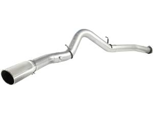 aFe Power - aFe Power ATLAS 5 IN Aluminized Steel DPF-Back Exhaust System w/Polished Tip GM Diesel Trucks 07.5-10 V8-6.6L (td) LMM - 49-04040-P - Image 2