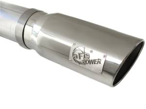 aFe Power - aFe Power ATLAS 5 IN Aluminized Steel DPF-Back Exhaust System w/Polished Tip GM Diesel Trucks 07.5-10 V8-6.6L (td) LMM - 49-04040-P - Image 4