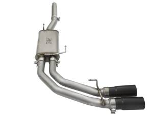 aFe Power - aFe Power Rebel Series 3 IN to 2-1/2 IN 409 Stainless Steel Cat-Back Exhaust w/Black Tip Ford F-150 04-08 V8-4.6/5.4L - 49-43079-B - Image 2