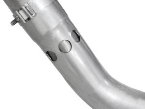 aFe Power - aFe Power Large Bore-HD 4 IN 409 Stainless Steel DPF-Back Exhaust System w/Polished Tip Ford Diesel Trucks 11-14 V8-6.7L (td) - 49-43065-P - Image 4