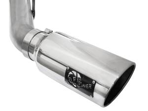 aFe Power - aFe Power Large Bore-HD 4 IN 409 Stainless Steel DPF-Back Exhaust System w/Polished Tip Ford Diesel Trucks 11-14 V8-6.7L (td) - 49-43065-P - Image 6