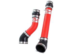 aFe Power BladeRunner 3 IN Aluminum Hot and Cold Charge Pipe Kit Red Dodge Diesel Trucks 94-02 L6-5.9L (td) - 46-20064-R