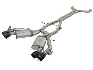 aFe Power - aFe Power MACH Force-Xp 3 IN 304 Stainless Steel Cat-Back Exhaust System w/Black Tip Chevrolet Camaro SS 16-23 V8-6.2L (sc) M/T - 49-34069-B - Image 1