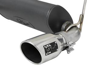 aFe Power - aFe Power Rebel Series 2-1/2 IN 304 Stainless Steel Cat-Back Exhaust w/ Polished Tips Jeep Wrangler (JL) 18-23 V6-3.6L - 49-38066-P - Image 2