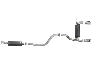 aFe Power - aFe Power Rebel Series 2-1/2 IN 304 Stainless Steel Cat-Back Exhaust w/ Polished Tips Jeep Wrangler (JL) 18-23 V6-3.6L - 49-38066-P - Image 4