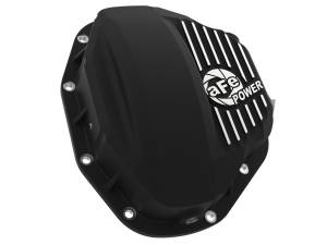 aFe Power - aFe Power Pro Series Rear Differential Cover Black w/ Machined Fins Dodge Diesel Trucks 94-02 / Ford Diesel Trucks 99-07 - 46-70032 - Image 3