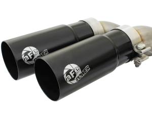 aFe Power - aFe Power Rebel Series 3 IN to 2-1/2 IN 409 Stainless Steel Cat-Back Exhaust w/Black Tip Ford F-150 09-14 V8-4.6L/5.4L/5.0L - 49-43080-B - Image 2