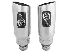 aFe Power - aFe Power MACH Force-Xp 304 Stainless Steel OE Replacement Exhaust Tip Polished Dodge RAM 1500 09-19 V8-5.7L/3.0L (td) - 49C42046-P - Image 2