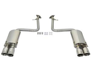 aFe Power - aFe Power Takeda 2 IN Stainless Steel Axle-Back Exhaust System w/Polished Tips Lexus RC200t 16-17 /RC300 18-23 L4-2.0L (t)/RC350 15-23 V6-3.5L - 49-36037-P - Image 2