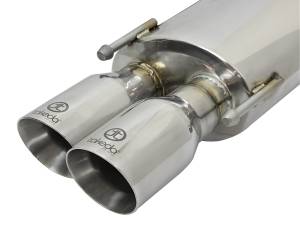 aFe Power - aFe Power Takeda 2 IN Stainless Steel Axle-Back Exhaust System w/Polished Tips Lexus RC200t 16-17 /RC300 18-23 L4-2.0L (t)/RC350 15-23 V6-3.5L - 49-36037-P - Image 3