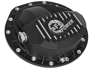 aFe Power - aFe Power Pro Series Rear Differential Cover Black w/ Machined Fins & Gear Oil Nissan Titan XD 16-19 V8-5.0L (td) (AAM 9.5-14) - 46-70362-WL - Image 2