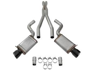 aFe Power - aFe Power MACH Force-Xp 3 IN 304 Stainless Steel Cat-Back Exhaust System w/Black Tip Cadillac CTS-V 09-15 V8-6.2L (sc) - 49-34063-B - Image 6