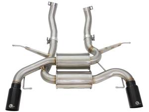 aFe Power - aFe Power MACH Force-Xp 2-1/2in 304 Stainless Steel Axle-Back Exhaust System w/Black Tip BMW 335i (E90/92/93) 07-13 L6-3.0L (t) N54/N55 - 49-36327-B - Image 2