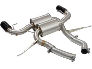 aFe Power - aFe Power MACH Force-Xp 2-1/2in 304 Stainless Steel Axle-Back Exhaust System w/Black Tip BMW 335i (E90/92/93) 07-13 L6-3.0L (t) N54/N55 - 49-36327-B - Image 3