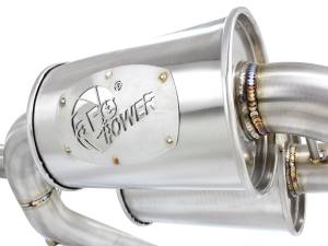 aFe Power - aFe Power MACH Force-Xp 2-1/2in 304 Stainless Steel Axle-Back Exhaust System w/Black Tip BMW 335i (E90/92/93) 07-13 L6-3.0L (t) N54/N55 - 49-36327-B - Image 4