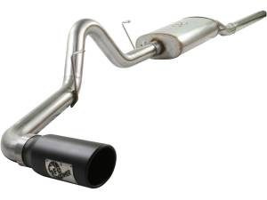 aFe Power - aFe Power MACH Force-Xp 3 IN 409 Stainless Steel Cat-Back Exhaust System w/Black Tip Ford F-150 04-08 V8-4.6/5.4L - 49-43011-B - Image 1