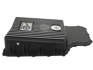 aFe Power - aFe POWER Pro Series Transmission Pan Black w/ Machined Fins Ford Diesel Trucks 11-21 V8-6.7L (td) (6R140 Transmission) - 46-70182 - Image 2
