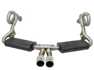 aFe Power - aFe Power MACH Force-Xp 2-1/2 IN to 2 IN Stainless Steel Cat-Back Exhaust System Polished Porsche Cayman S/Boxster S (981) 13-16 H6-2.7L/3.4L - 49-36415-P - Image 2