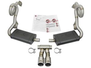 aFe Power - aFe Power MACH Force-Xp 2-1/2 IN to 2 IN Stainless Steel Cat-Back Exhaust System Polished Porsche Cayman S/Boxster S (981) 13-16 H6-2.7L/3.4L - 49-36415-P - Image 8