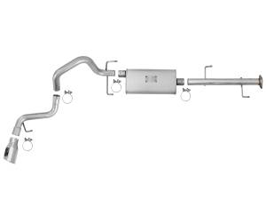 aFe Power - aFe Power Scorpion 2-1/2 IN Aluminized Steel Cat-Back Exhaust System w/ Polished Tip Toyota FJ Cruiser 07-18 V6-4.0L - 49-06039-P - Image 5