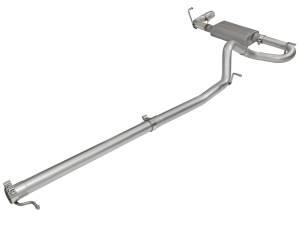 aFe Power - aFe Power Scorpion 2-1/2 IN Aluminized Steel Cat-Back Exhaust System w/ Polished Tip Jeep Wrangler (JK) 07-18 V6-3.6L/3.8L - 49-08044-1P - Image 3