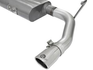 aFe Power - aFe Power Scorpion 2-1/2 IN Aluminized Steel Cat-Back Exhaust System w/ Polished Tip Jeep Wrangler (JK) 07-18 V6-3.6L/3.8L - 49-08044-1P - Image 4