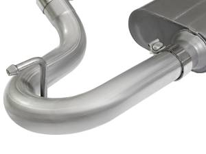 aFe Power - aFe Power Scorpion 2-1/2 IN Aluminized Steel Cat-Back Exhaust System w/ Polished Tip Jeep Wrangler (JK) 07-18 V6-3.6L/3.8L - 49-08044-1P - Image 5