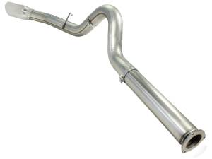 aFe Power - aFe Power Large Bore-HD 5 IN 409 Stainless Steel DPF-Back Exhaust System w/Polished Tip Ford Diesel Trucks 11-14 V8-6.7L (td) - 49-43055-P - Image 3