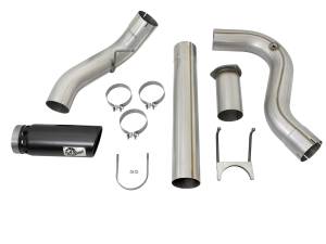 aFe Power - aFe Power ATLAS 5 IN Aluminized Steel DPF-Back Exhaust System w/Black Tip Ford Diesel Trucks 17-23 V8-6.7L (td) - 49-03090-B - Image 7